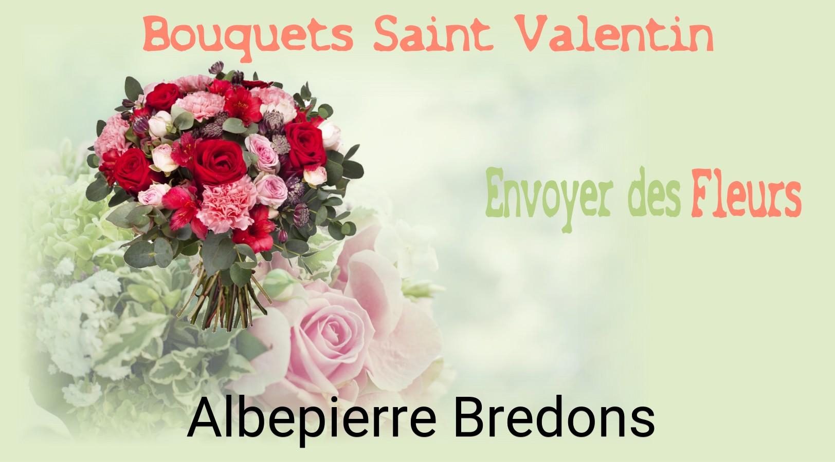 Roses de Saint-Valentin livrées à Albepierre-Bredons